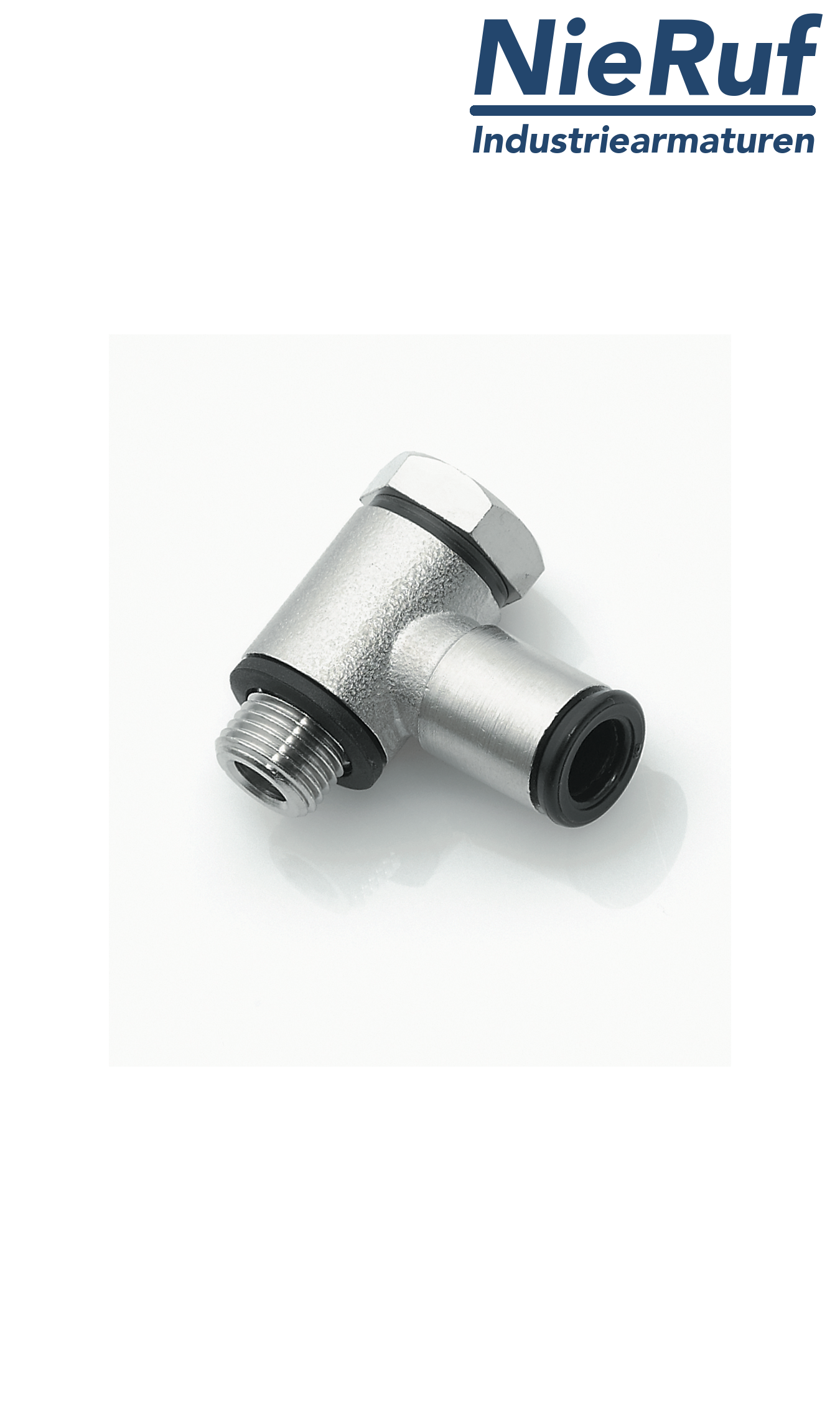 Kątowe złącze obrotowe EF06 Mosiądz NBR G1/4" D6mm Kątowe złącze obrotowe EF06 Mosiądz NBR G1/4" D6mm