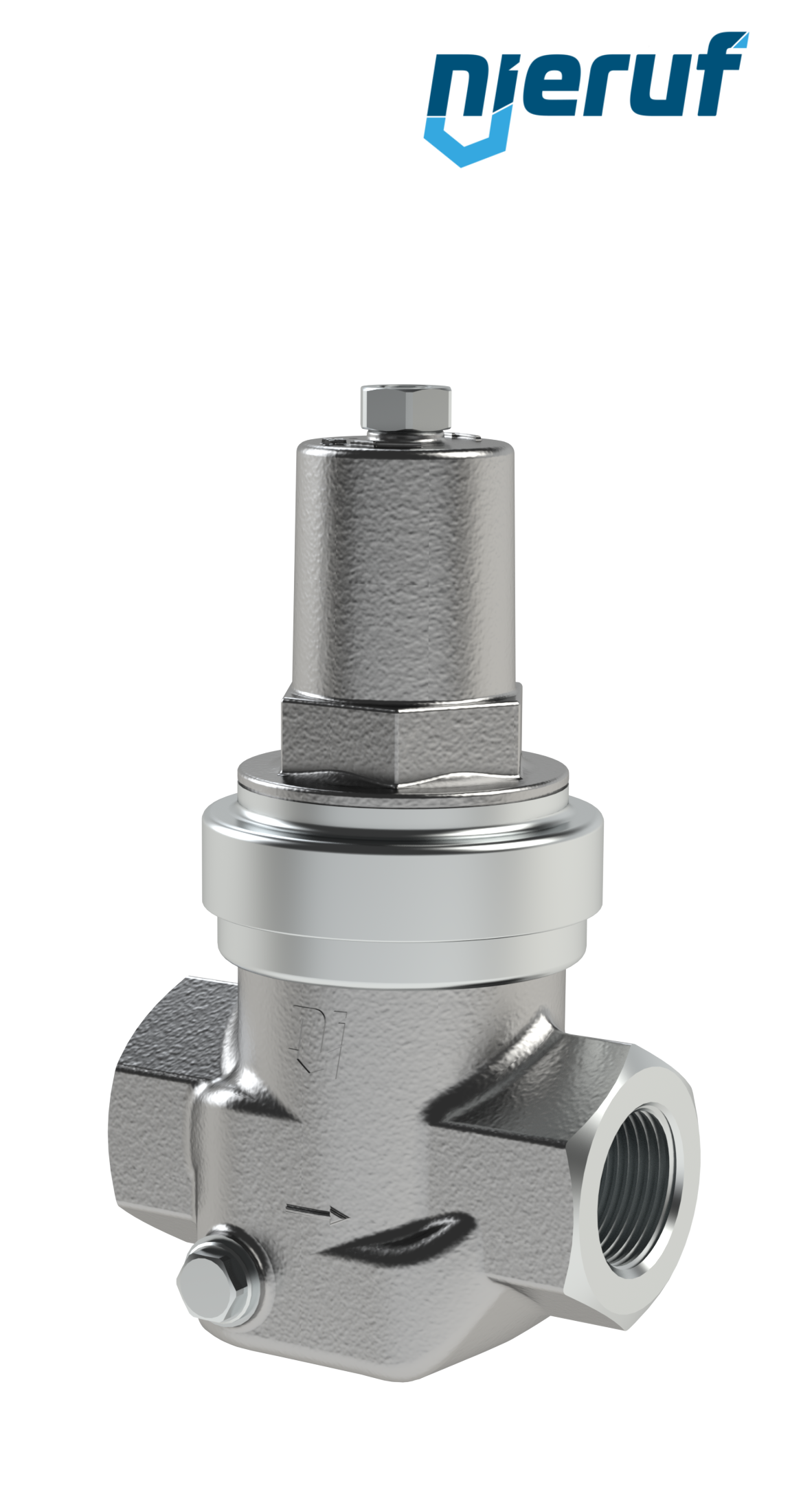 Reduktor niskiego ciśnienia pary NPT 1/2" cala DM21 stal nierdzewna PTFE /EPDM / FEPM 0.3 - 2.0 bar