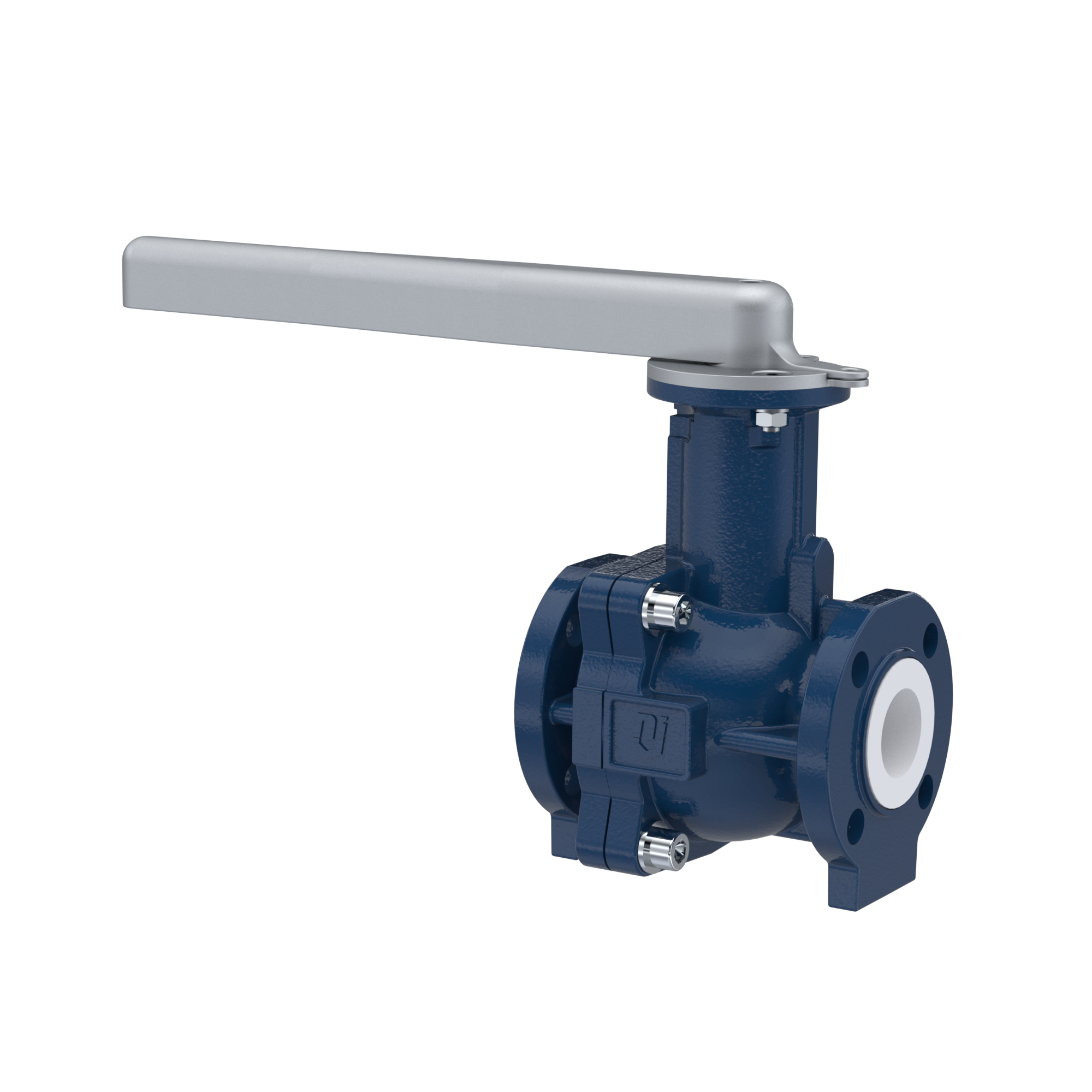 Zawór kulowy PFA FK13 DN80 - 3" cale ANSI 150 z żeliwa sferoidalnego z dźwignią ręczną
