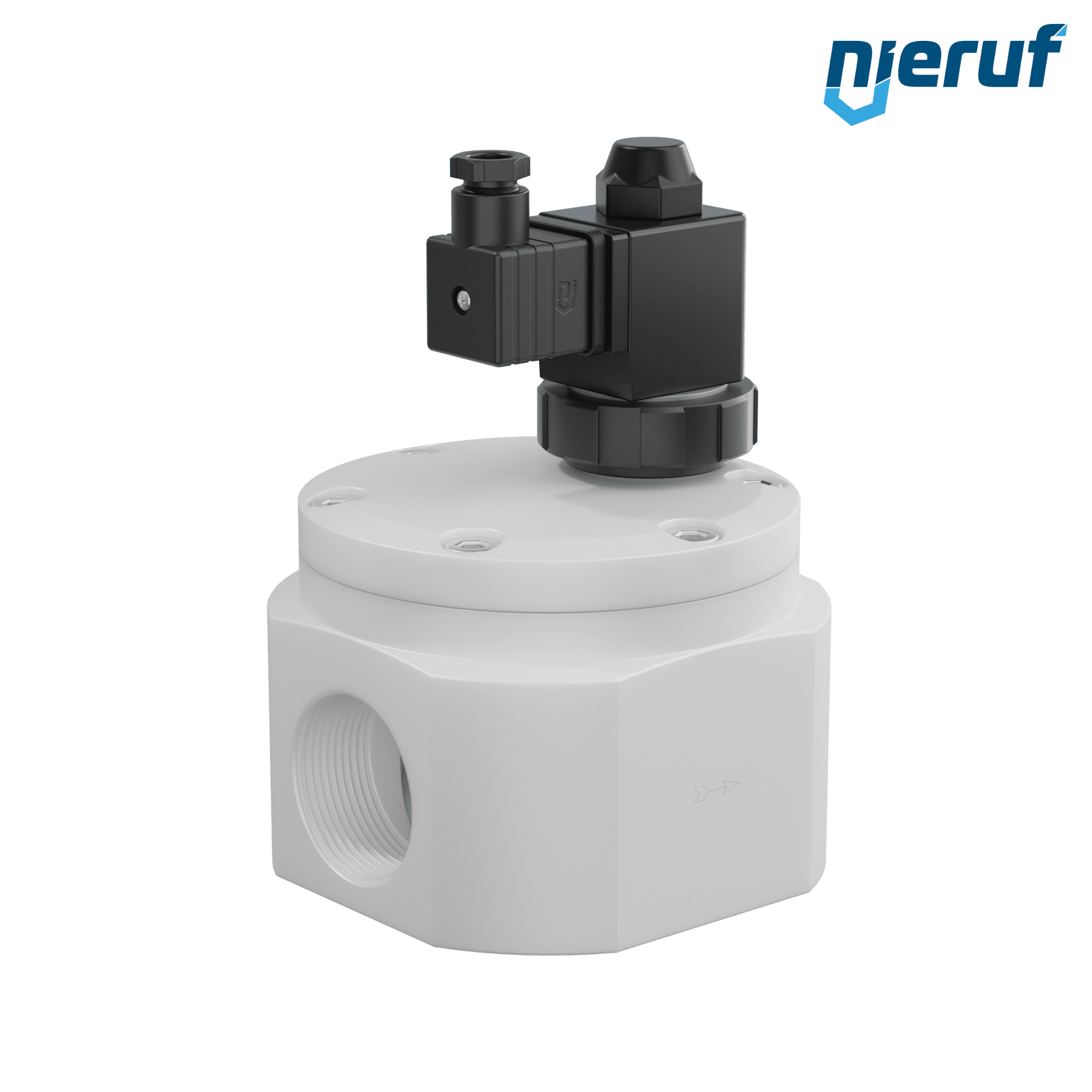 Zawór elektromagnetyczny G 1 1/2" cala PTFE KV04 FKM 230V 50Hz