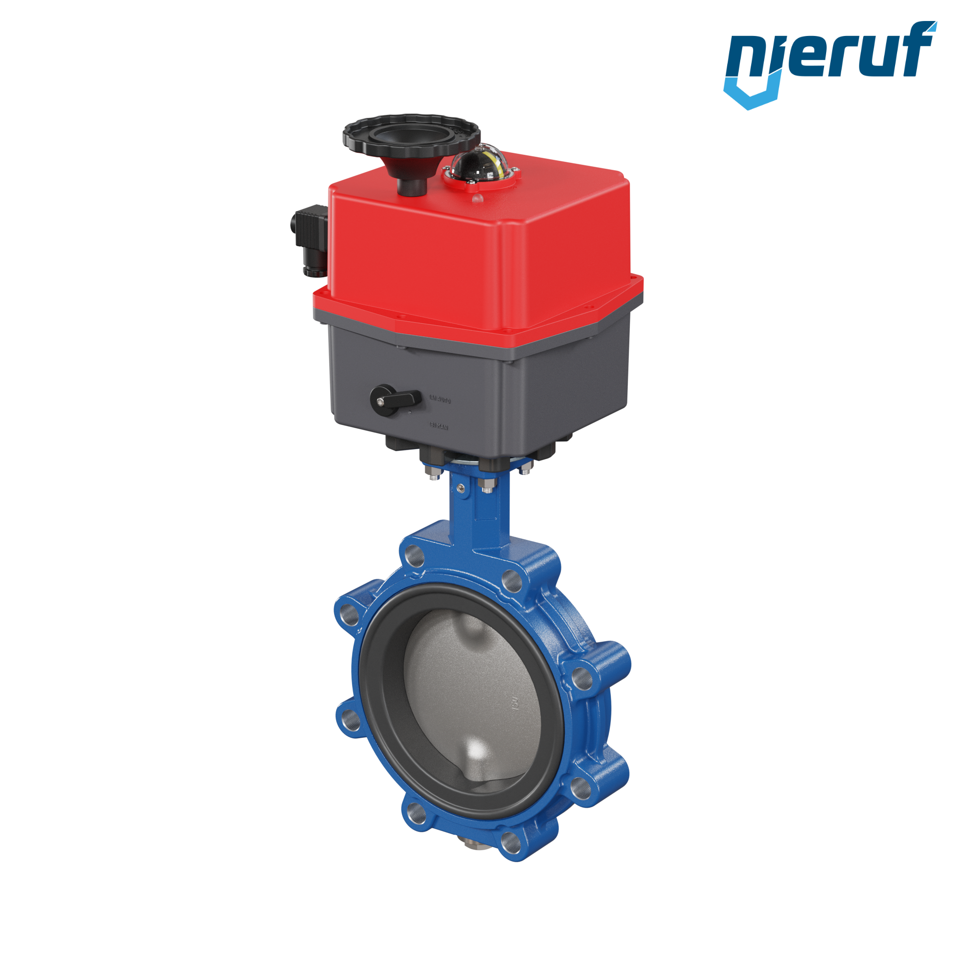 Przepustnica DN 150 dokołnierzowa/Lug elektroniczny napęd 24-240V FDA