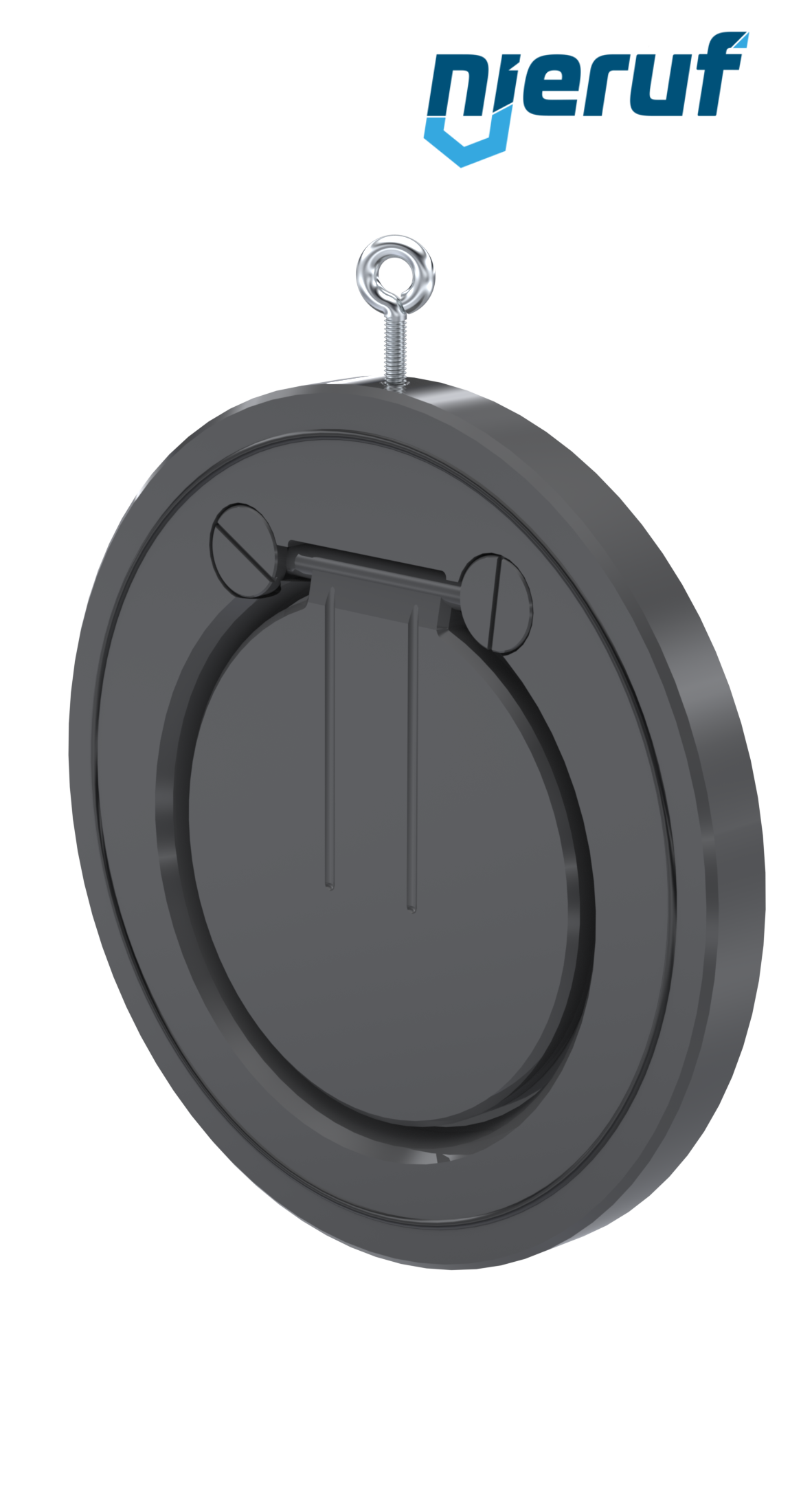 Klapa zwrotna międzykołnierzowa DN150 ZR05 Plastik PVC-U FKM (Viton)