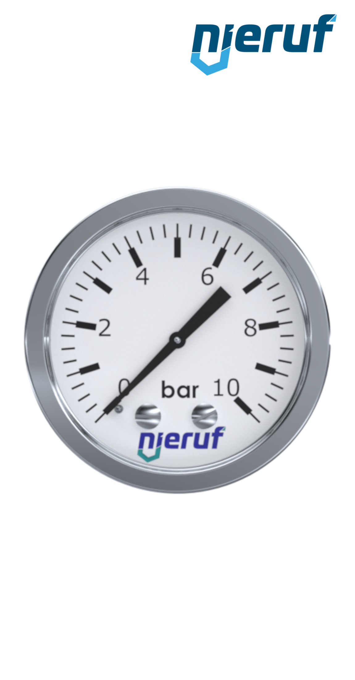 Manometr 0 - 40,0 bar G 1/4" budowa osiowa 50 mm Stal nierdzewna MM05 Manometr 0 - 40,0 bar G 1/4" budowa osiowa 50 mm Stal nierdzewna MM05