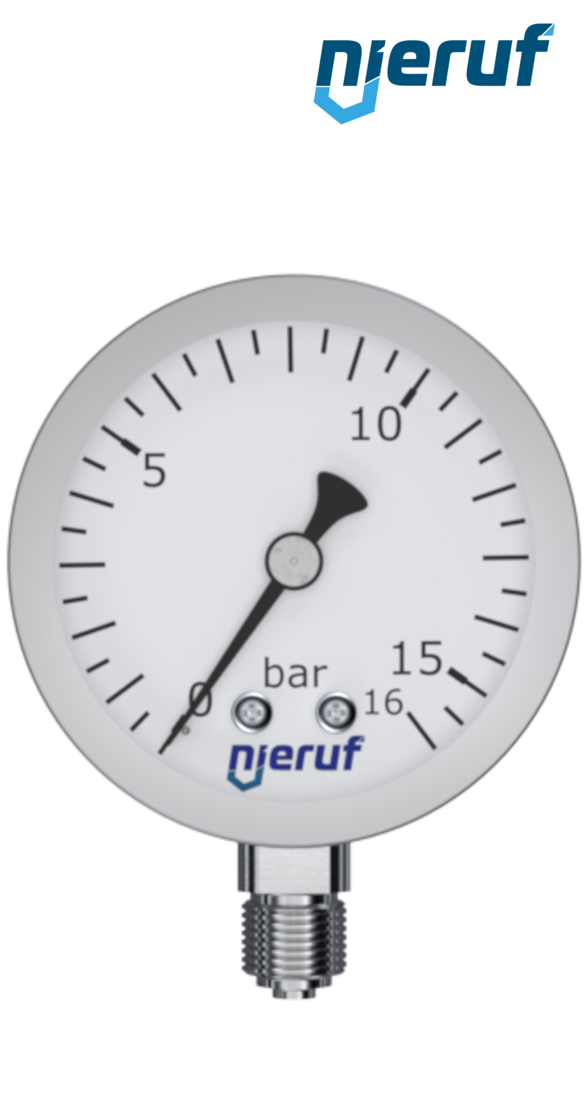 Manometr G 1/4" budowa radialna 63 mm Stal nierdzewna MM06 0 - 16,0 bar