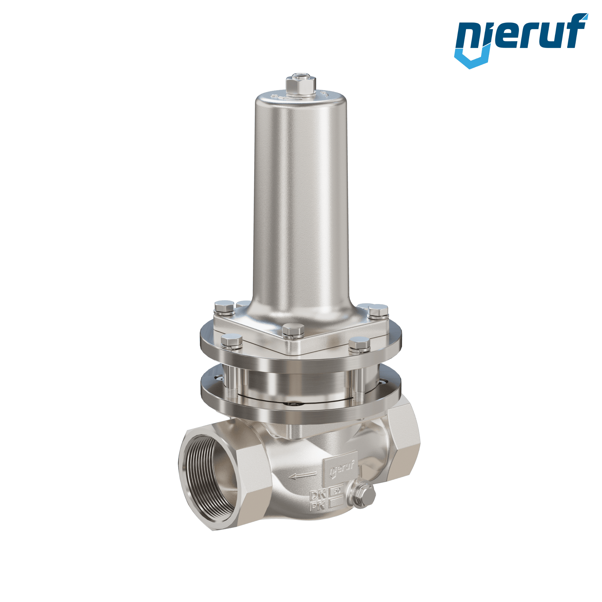 Reduktor niskiego ciśnienia pary 2" cale DM21 stal nierdzewna PTFE /EPDM / FEPM 0.3 - 2.0 bar