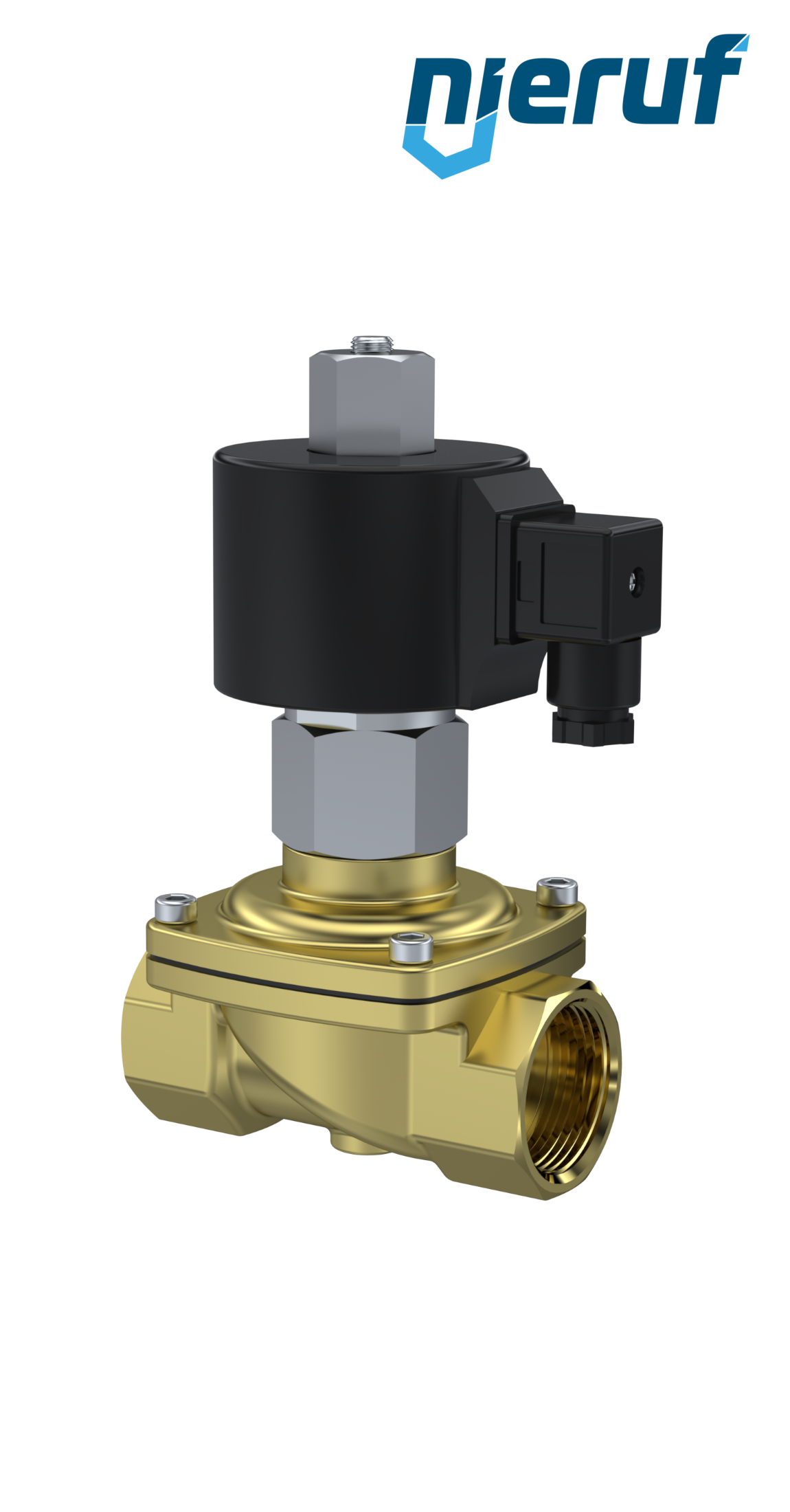 Zawór elektromagnetyczny DN25 G 1" cal mosiądz MV06 EPDM 230V 50Hz NO