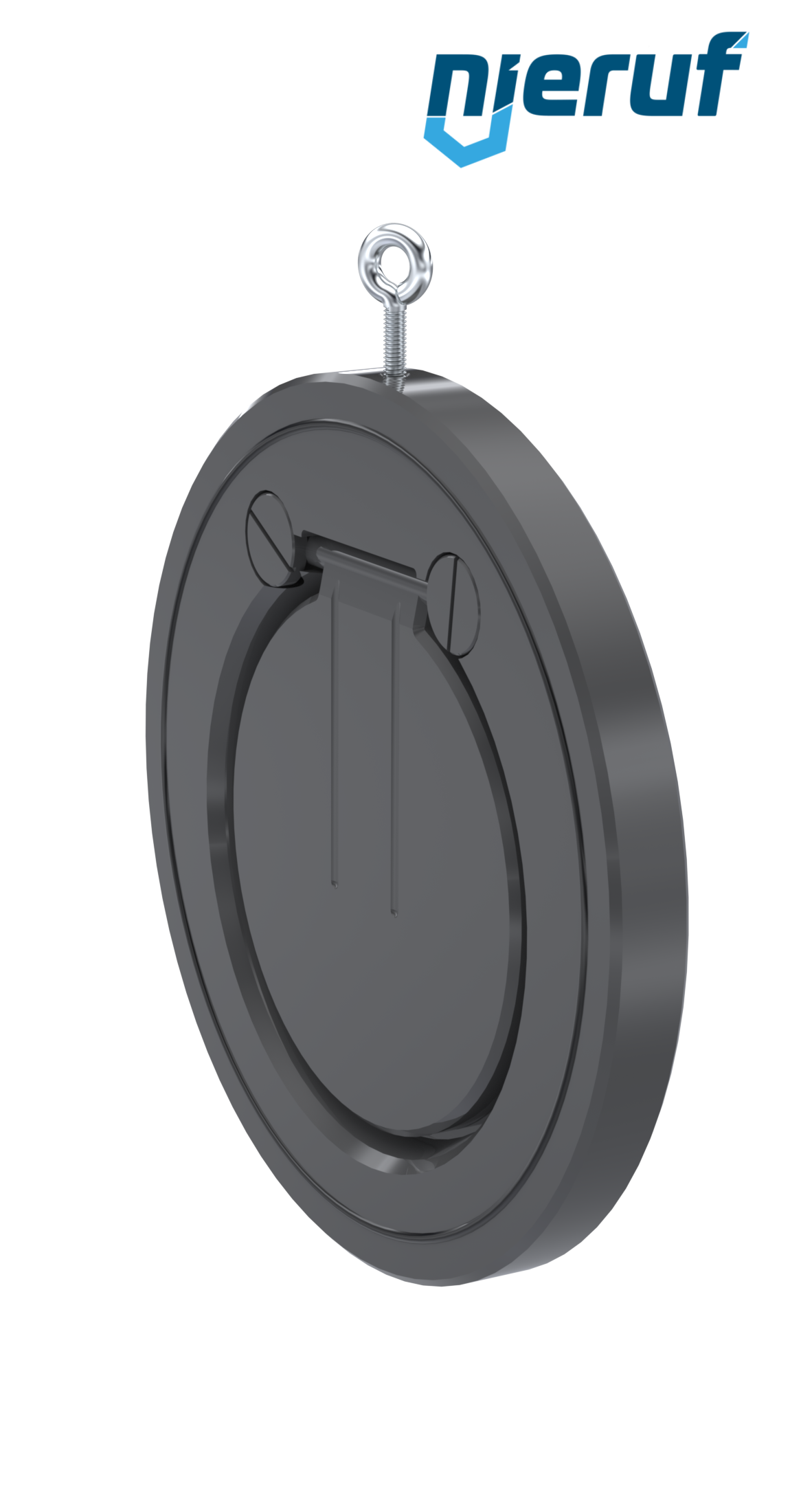 Klapa zwrotna międzykołnierzowa DN150 ZR05 Plastik PVC-U EPDM
