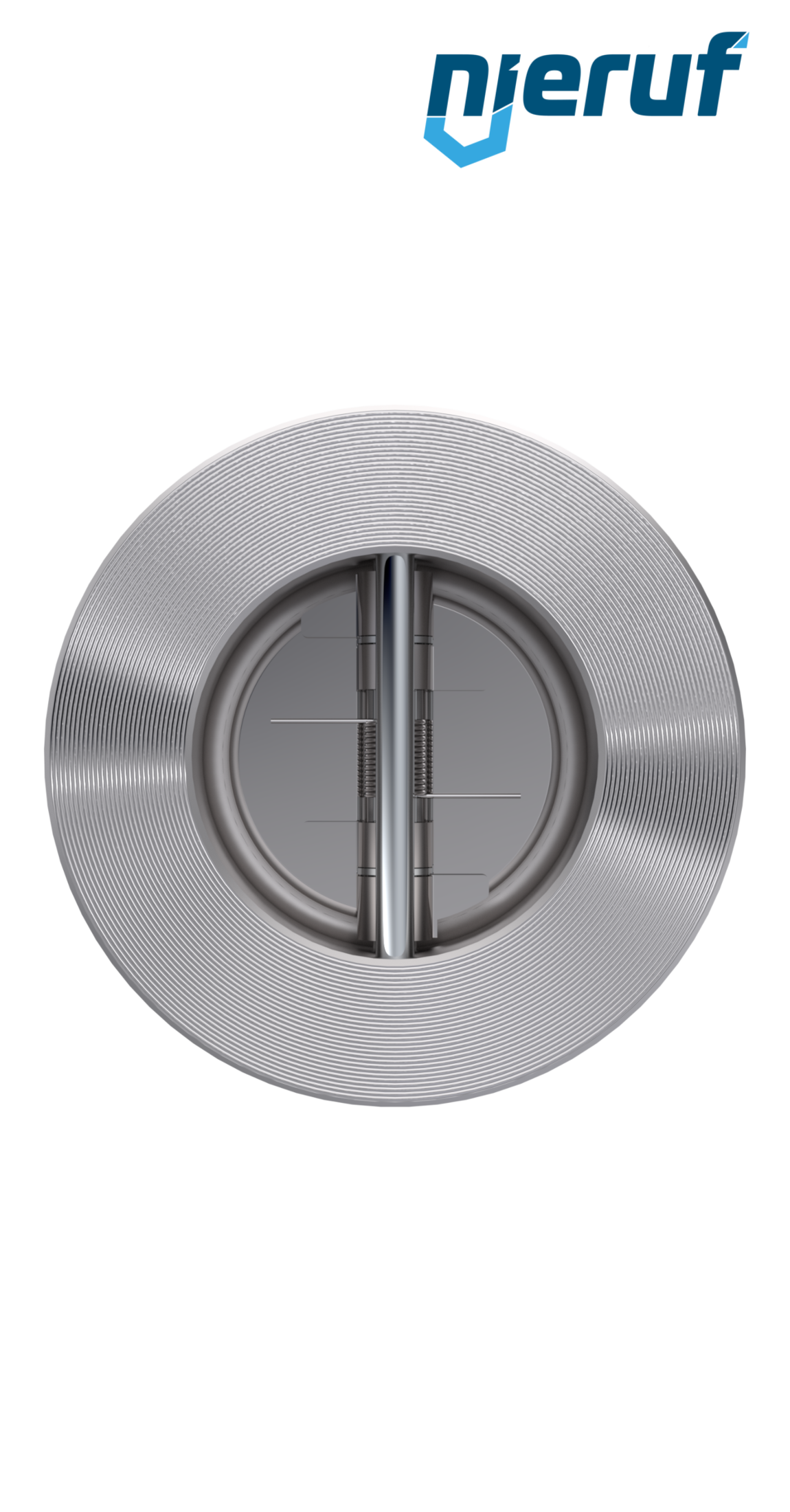 Klapa zwrotna dwuskrzydłowa DN300 DR03 Stal nierdzewna 1.4408 Metal