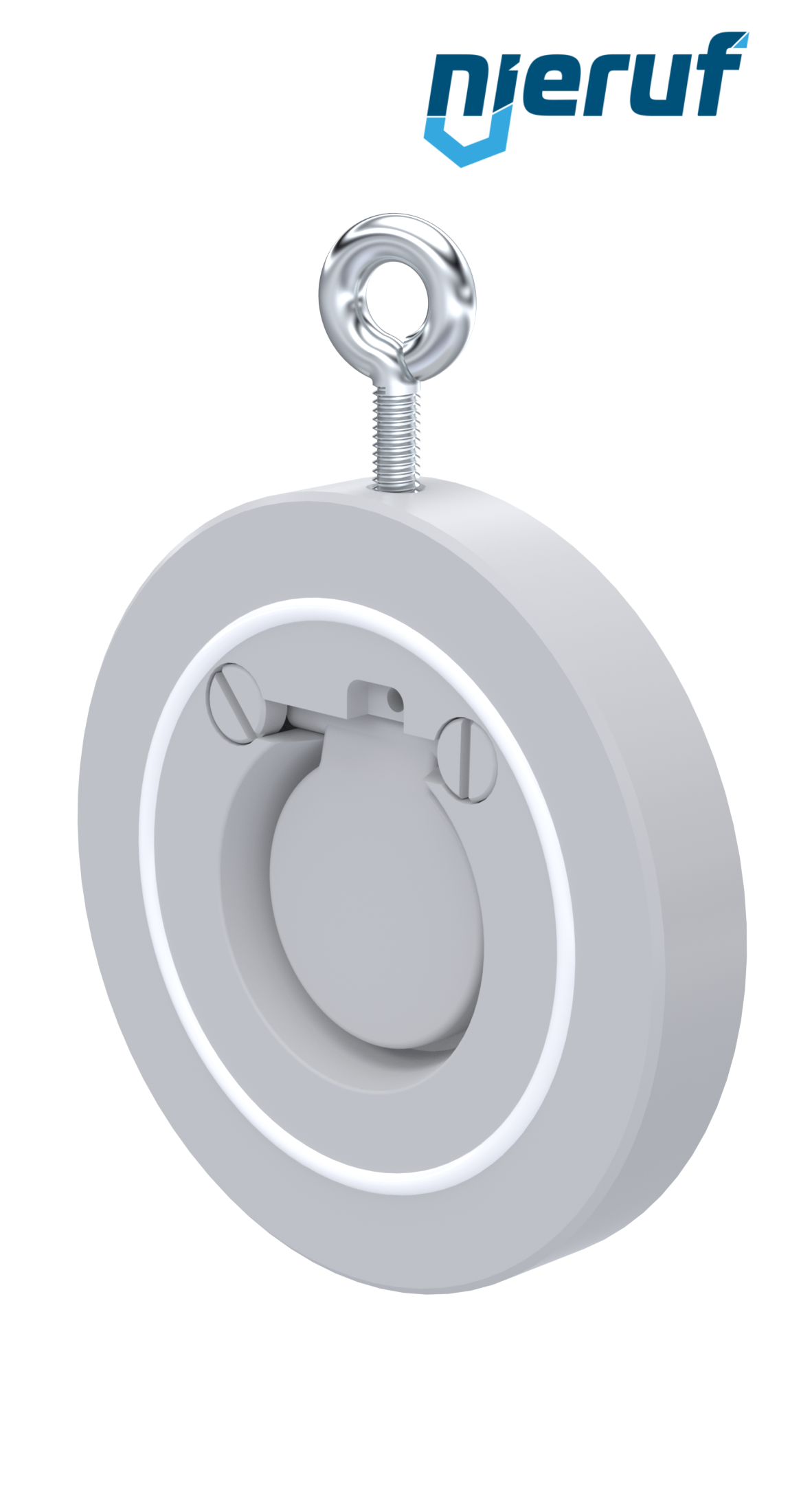 Klapa zwrotna międzykołnierzowa DN40 ZR12 Plastik PVDF PTFE