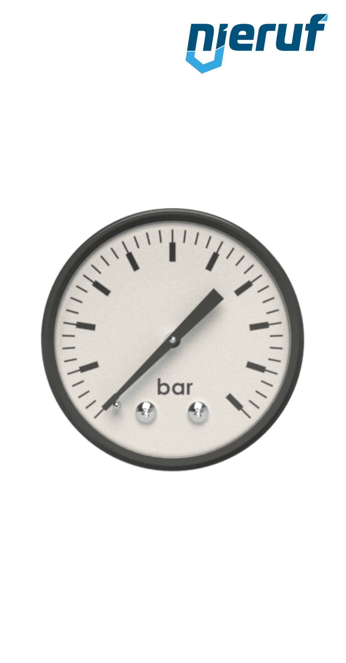 Manometr G 1/4" budowa osiowa 50 mm Stal MM03 0 - 2,5 bar Manometr G 1/4" budowa osiowa 50 mm Stal MM03 0 - 2,5 bar