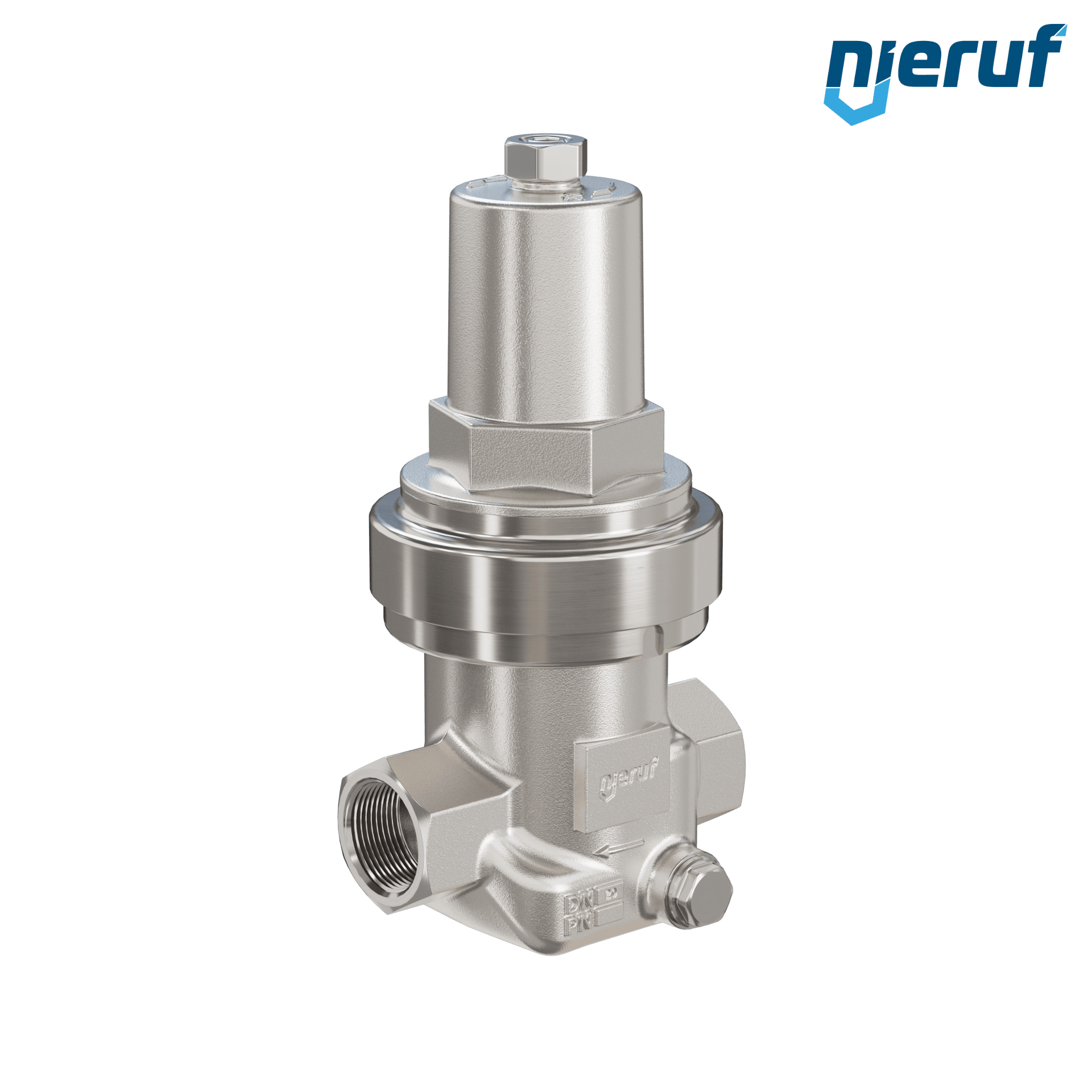 Reduktor ciśnienia pary 3/4" cala DM21 stal nierdzewna PTFE /EPDM / FEPM 2.0 - 5.0 bar
