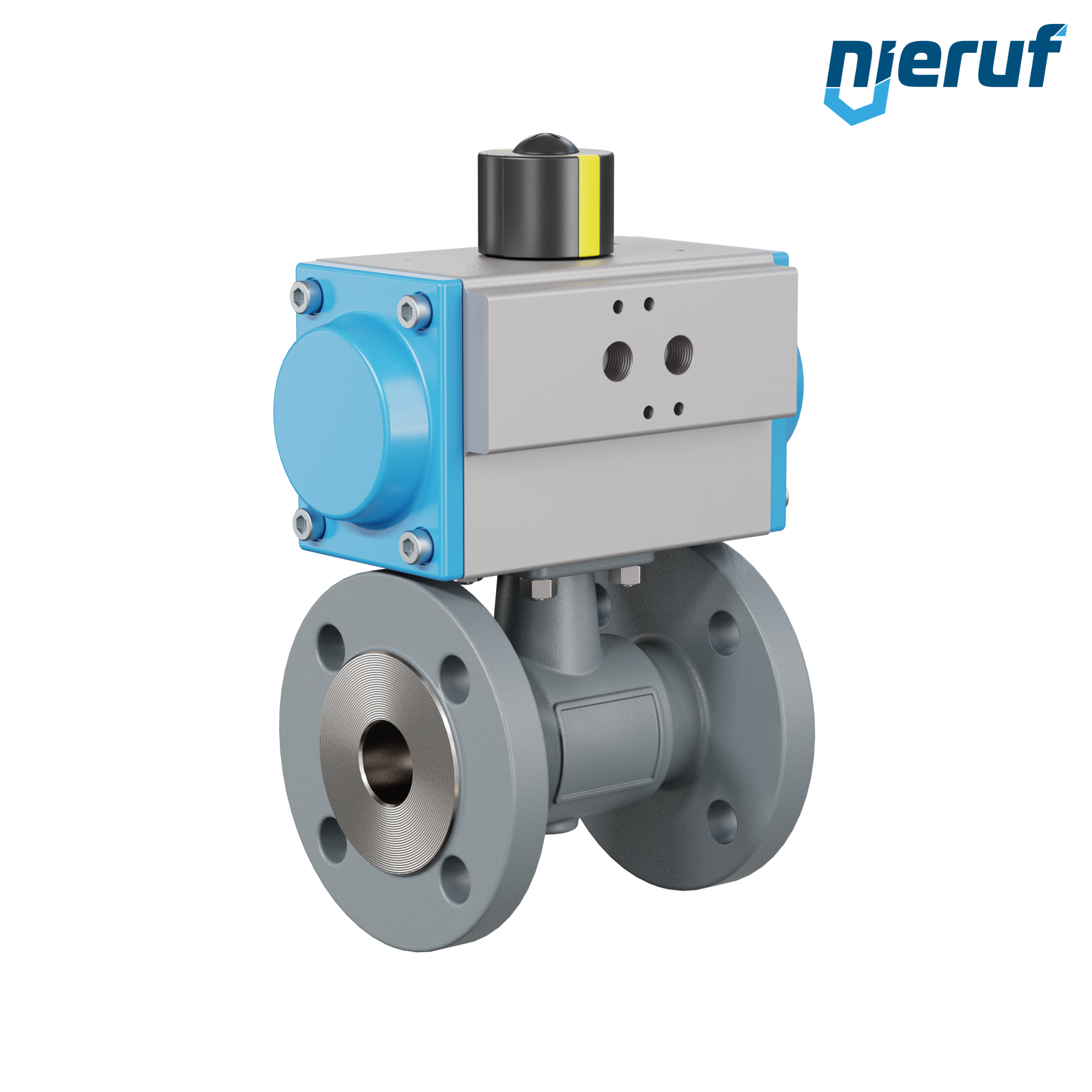 valvola a sfera automatica DN25 - 1" pollici PK04 azionamento rotativo pneumatico a semplice effetto