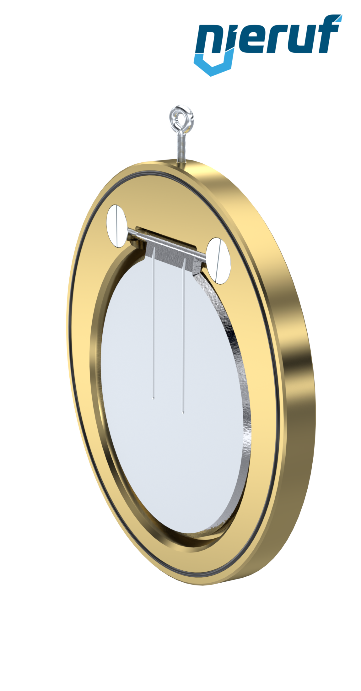 Klapa zwrotna międzykołnierzowa DN300 ZR09 Brąz aluminiowy 2.0975 NBR