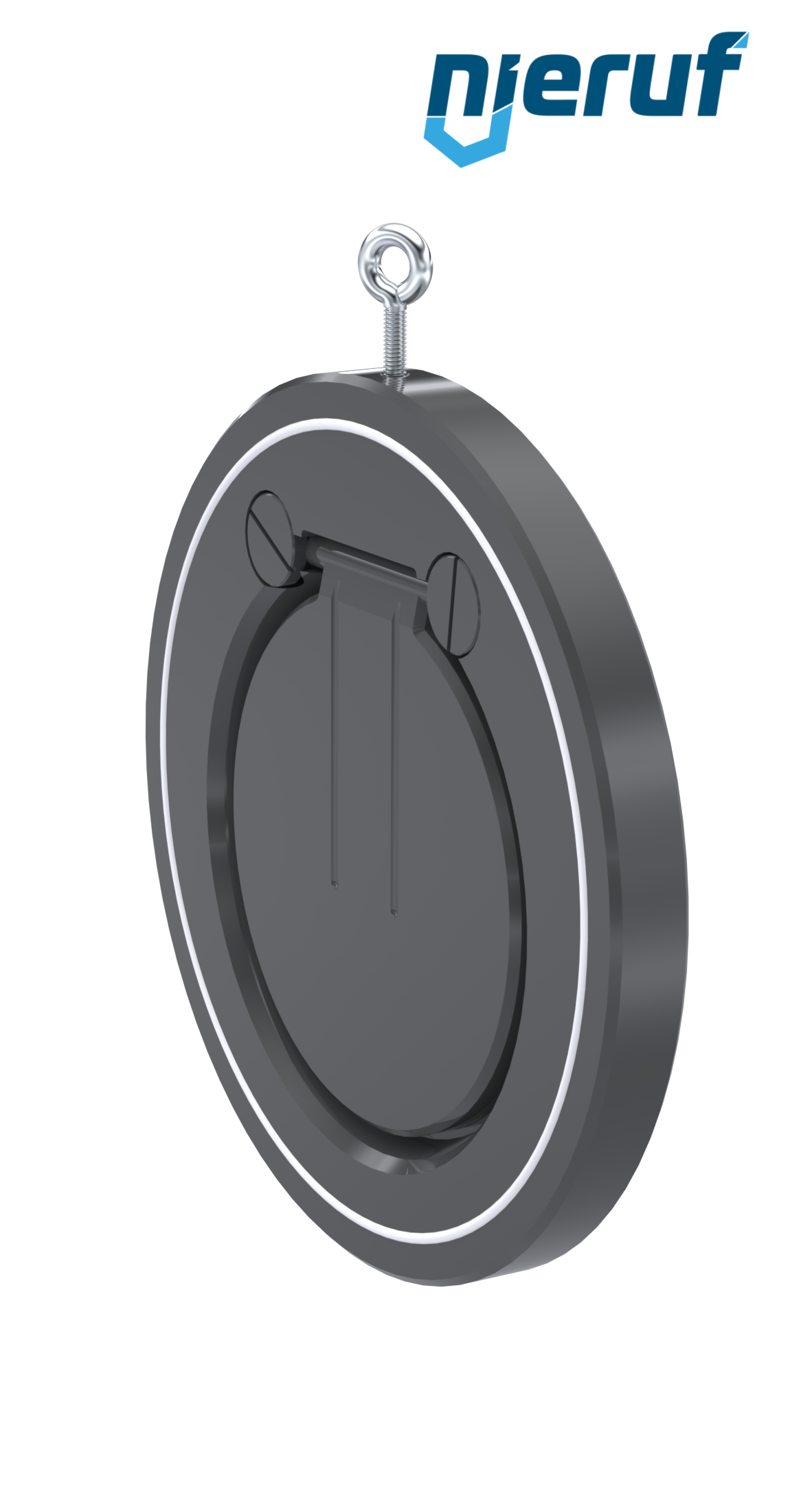 Klapa zwrotna międzykołnierzowa DN150 ZR05 Plastik PVC-U PTFE