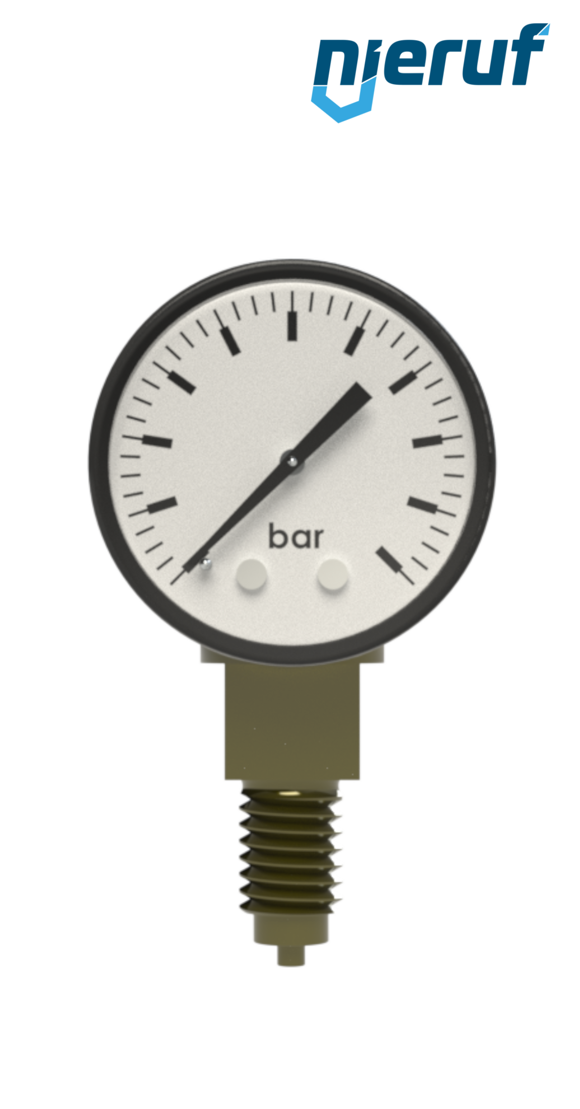 Manometr G 1/4" budowa radialna 50 mm Stal MM03 0 - 10,0 bar