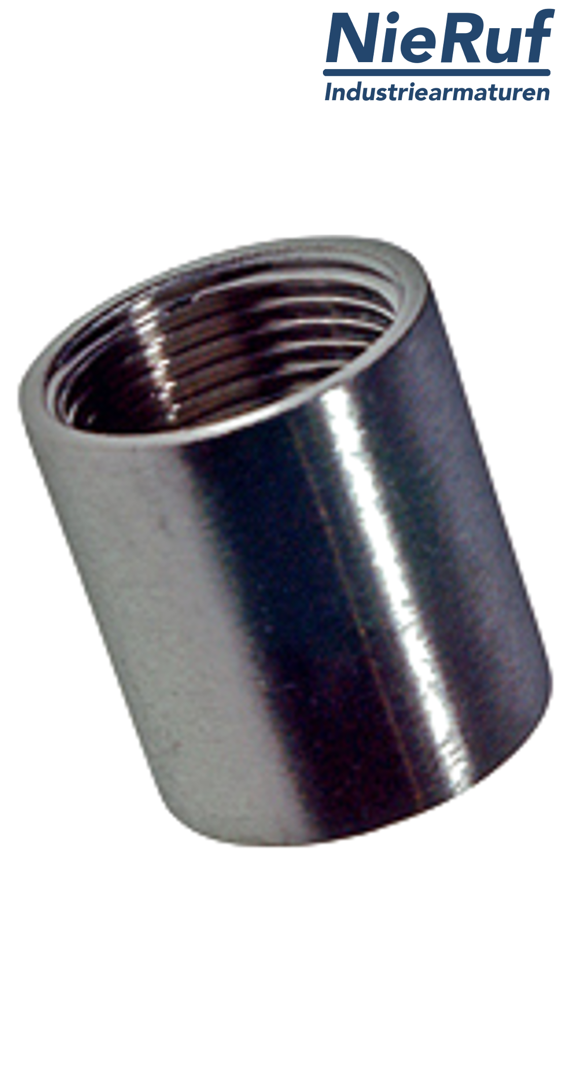 Mufa 1/8" cala NPT Stal nierdzewna 316L GZ