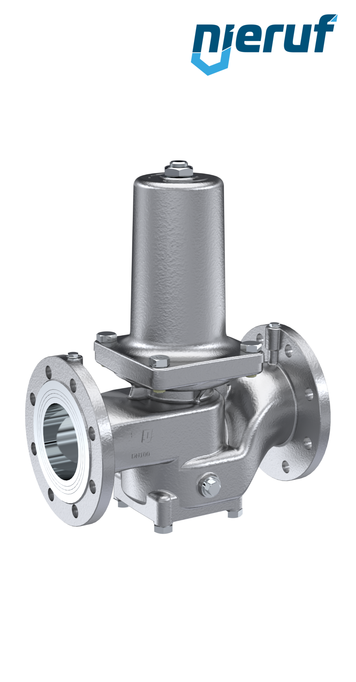 Reduktor ciśnienia DN80 DM13 stal nierdzewna FPM / FKM 1.5 - 6.0 bar