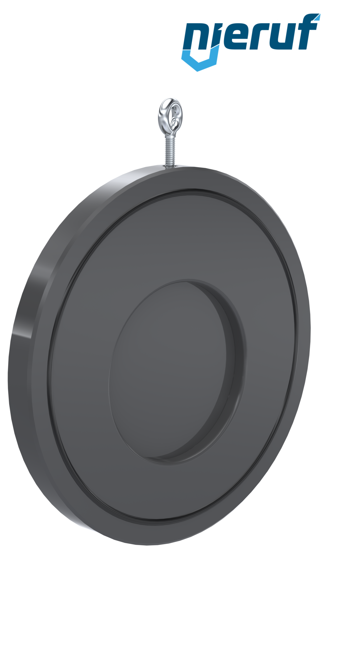 Klapa zwrotna międzykołnierzowa DN125 ZR05 Plastik PVC-U NBR