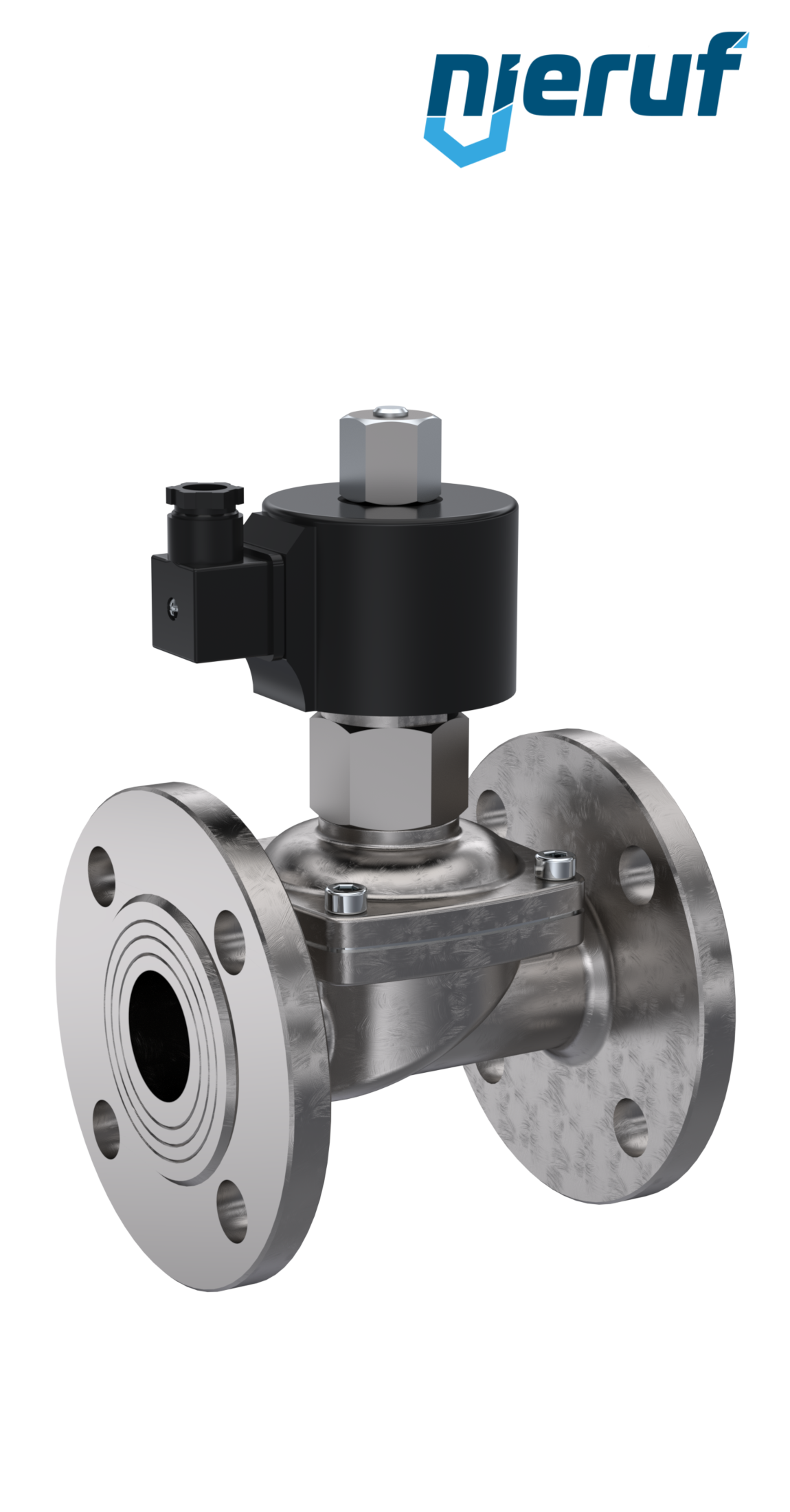 Zawór elektromagnetyczny Kołnierz DN50 Stal nierdzewna FV01 EPDM 24V DC NO