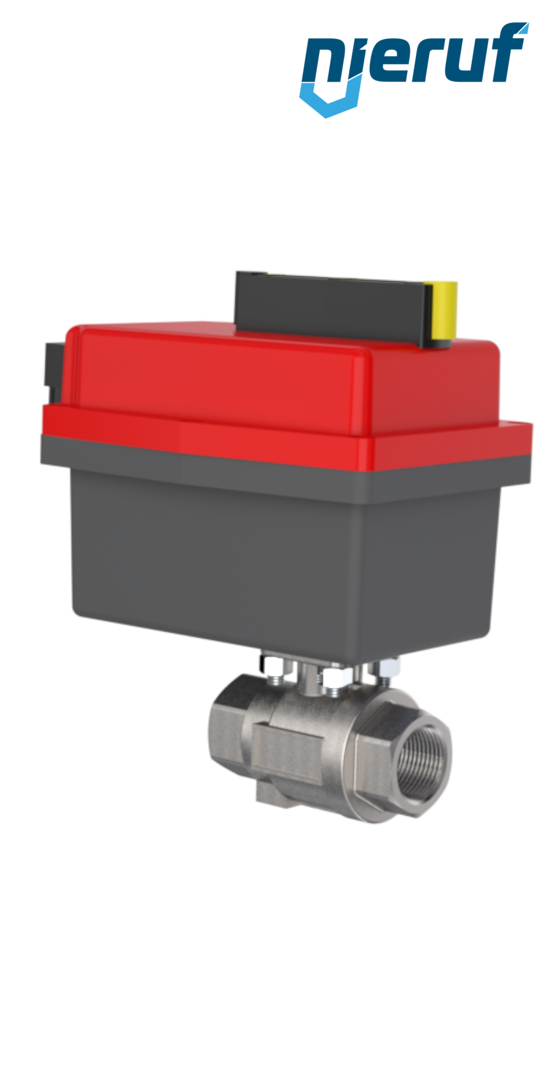 Elektyczny zawór kulowy DN8 - 1/4" cala Stal nierdzewna 85V - 240V EK02 DVGW W