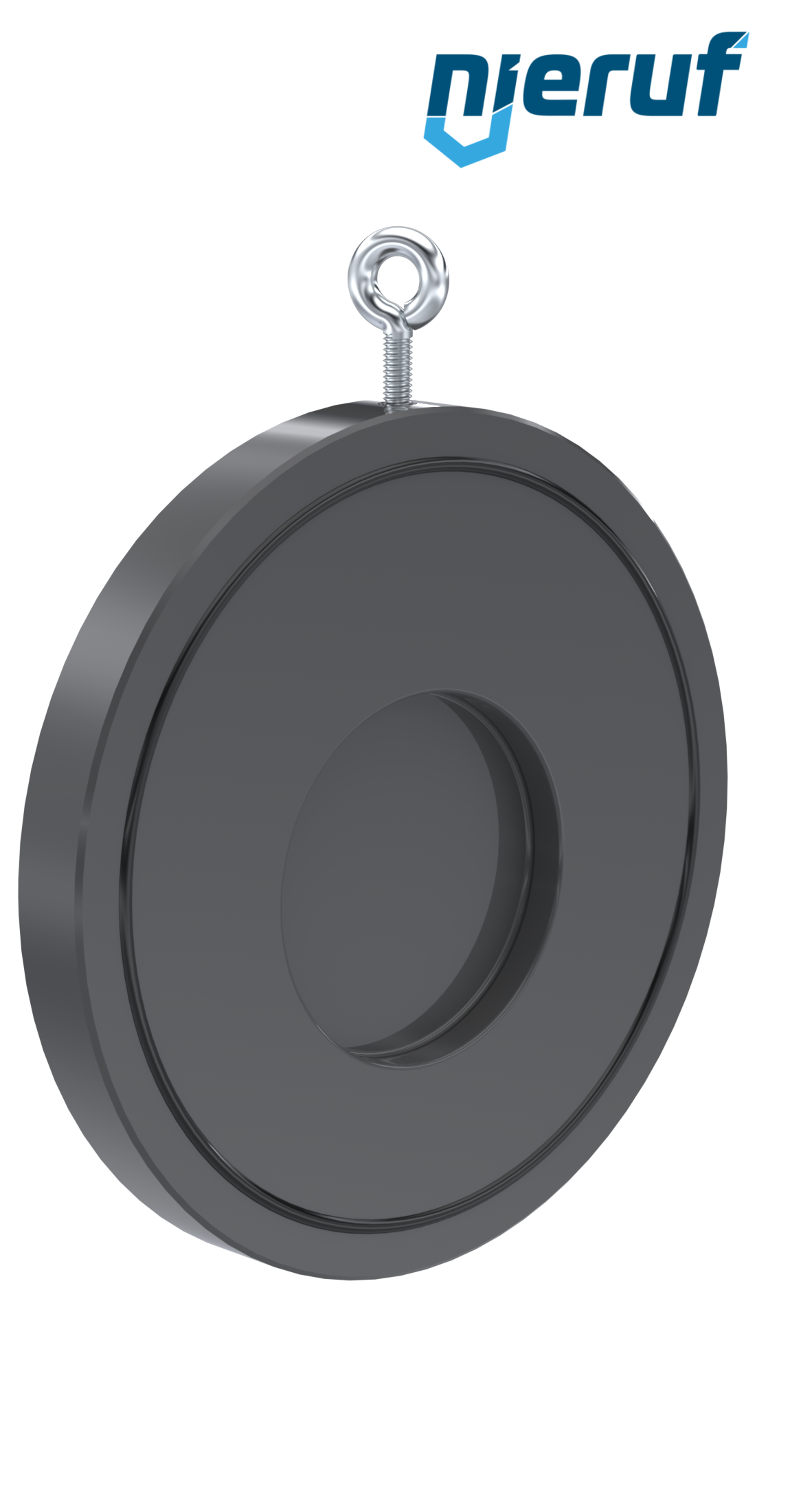 Klapa zwrotna międzykołnierzowa DN100 ZR05 Plastik PVC-U NBR