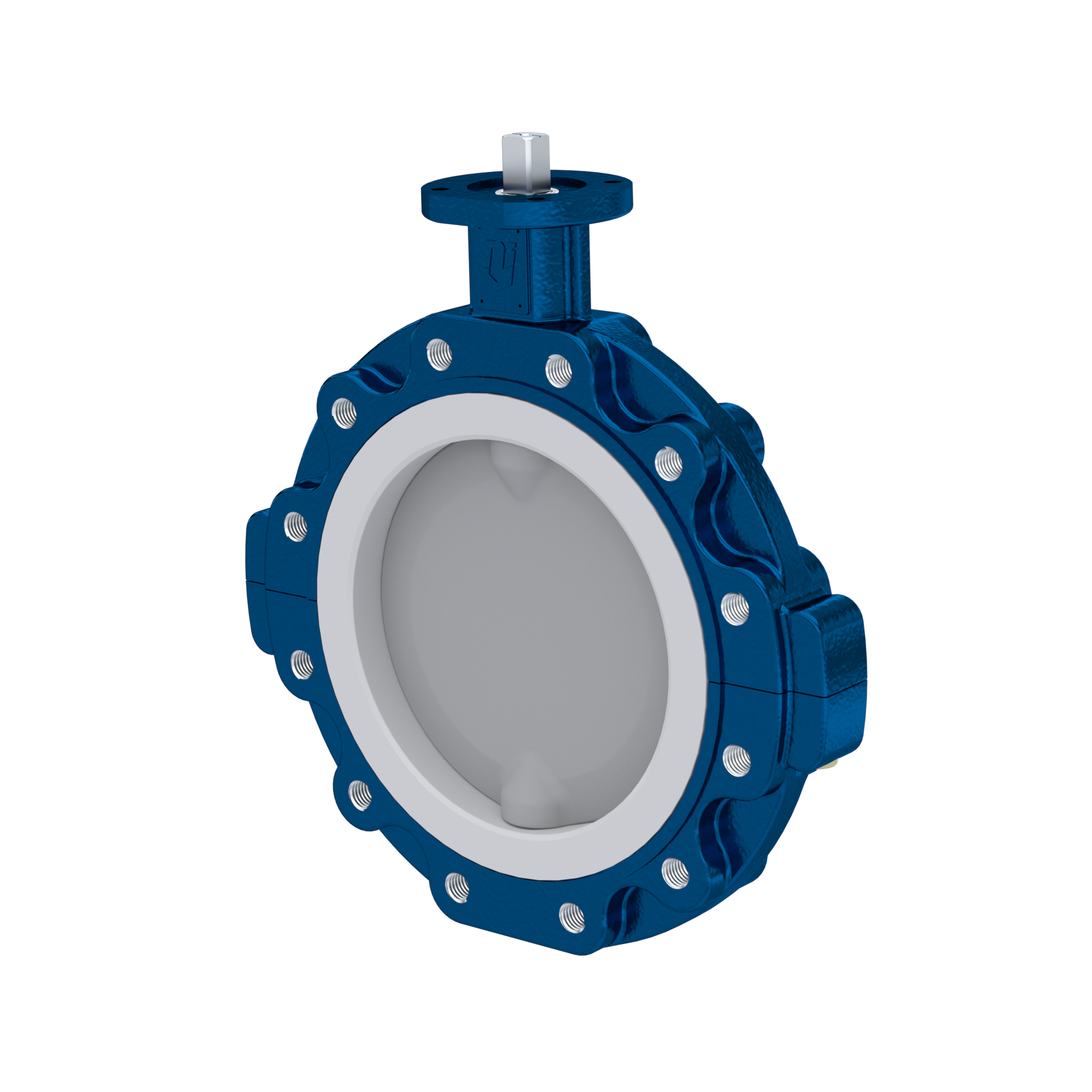 Przepustnica PTFE AK10 DN600 PN10 wkladka Silikon