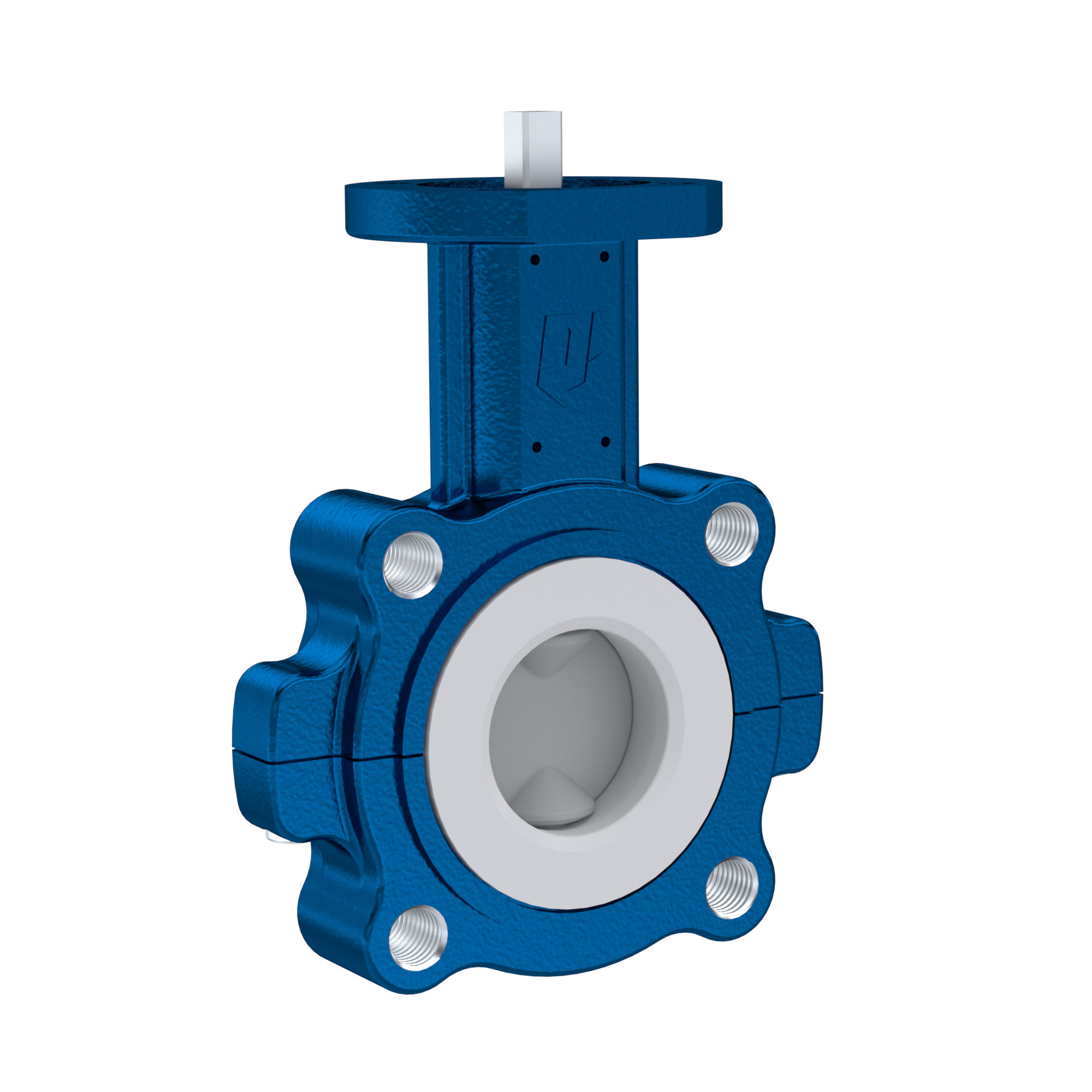 Przepustnica PTFE AK10 DN50 PN10-PN16 wkladka Silikon