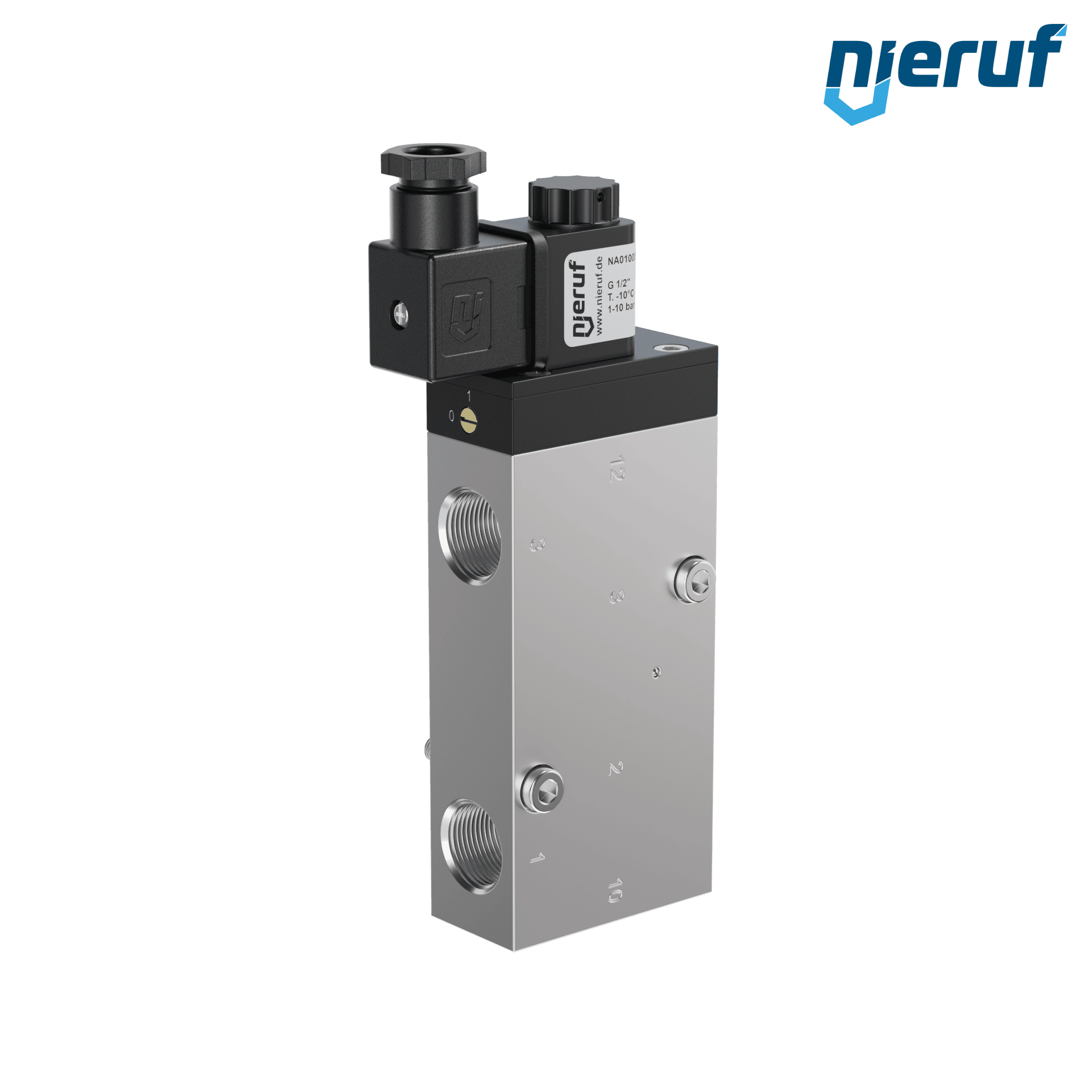 3/2-drożny zawór elektromagnetyczny NAMUR G 1/2" NA01 230V 50Hz