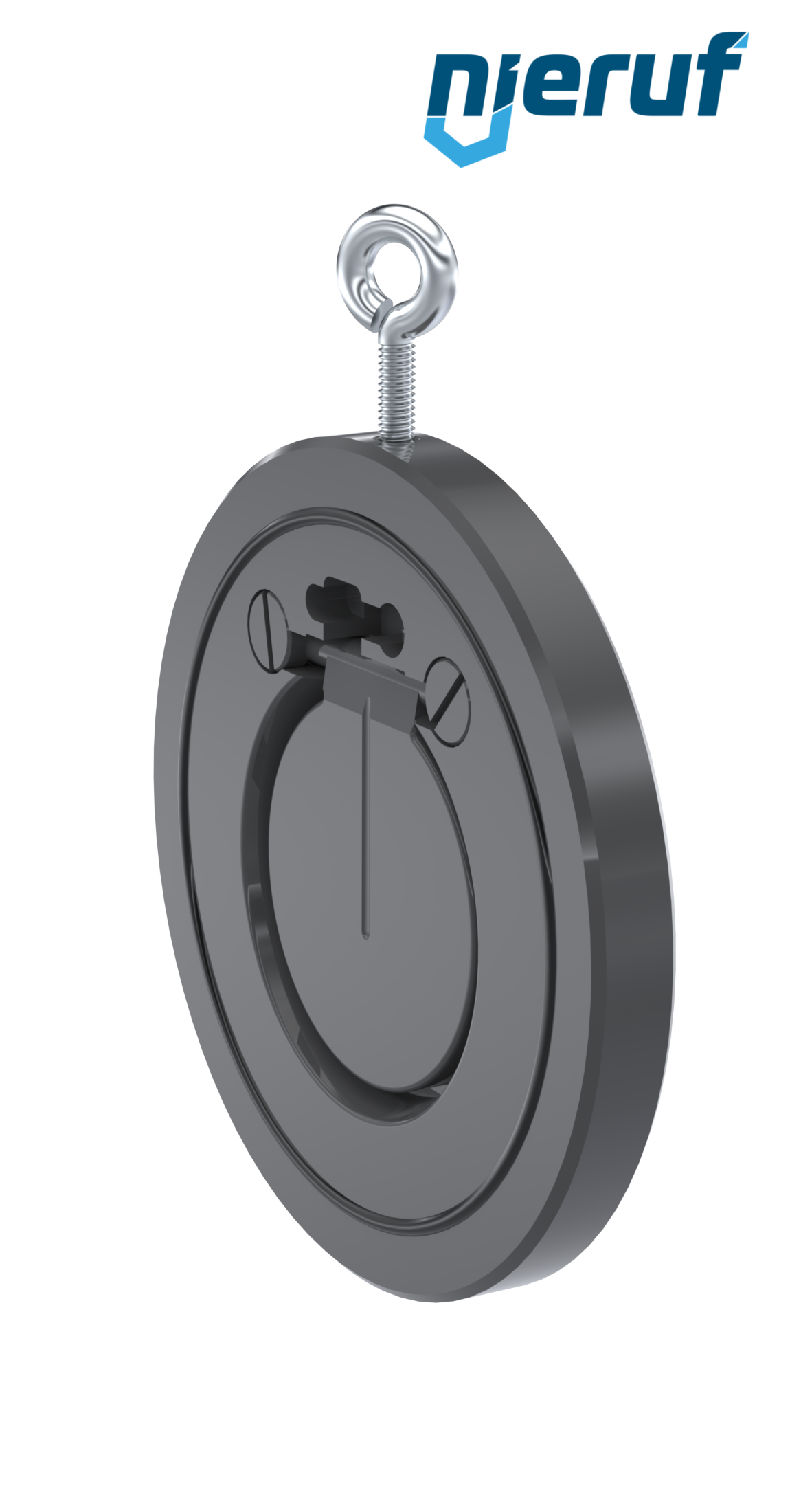 Klapa zwrotna międzykołnierzowa DN65 ZR05 Plastik PVC-U NBR