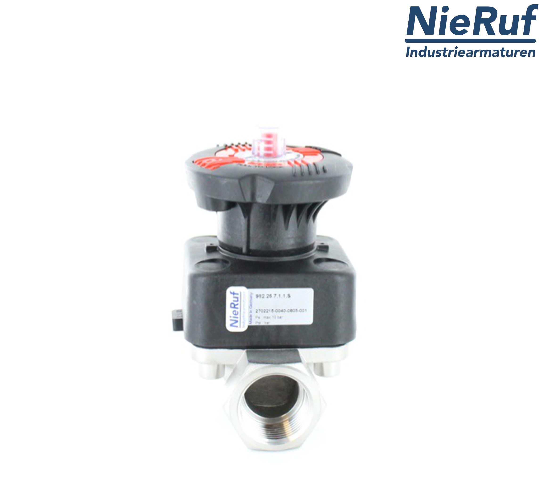 Zawór membranowy ze stali nierdzewnej 1 1/4" ca membrana PTFE/EPDM dwuczęściowa gwint wewnętrzny BSP