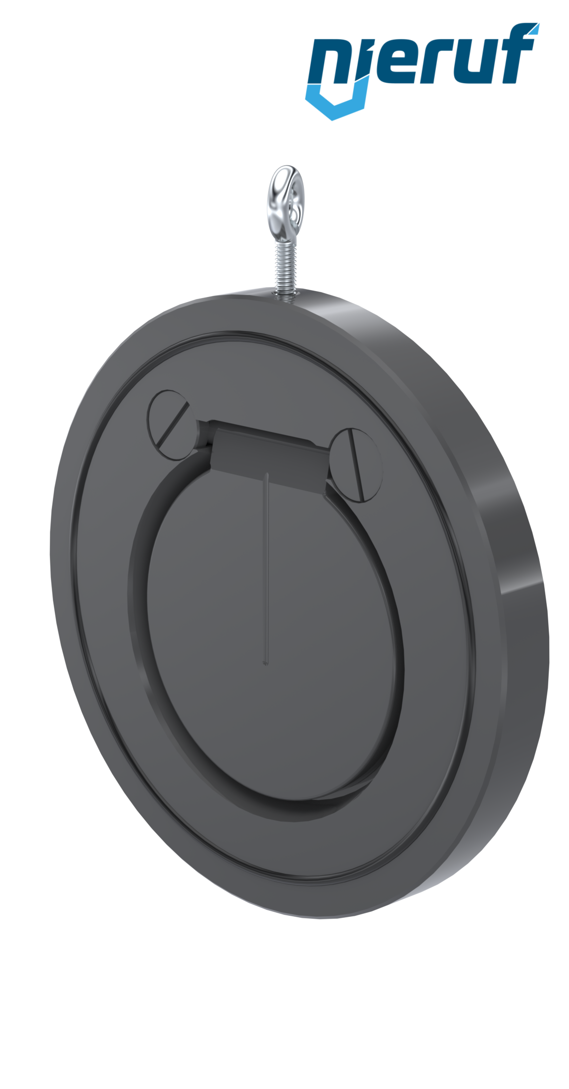 Klapa zwrotna międzykołnierzowa DN100 ZR05 Plastik PVC-U NBR