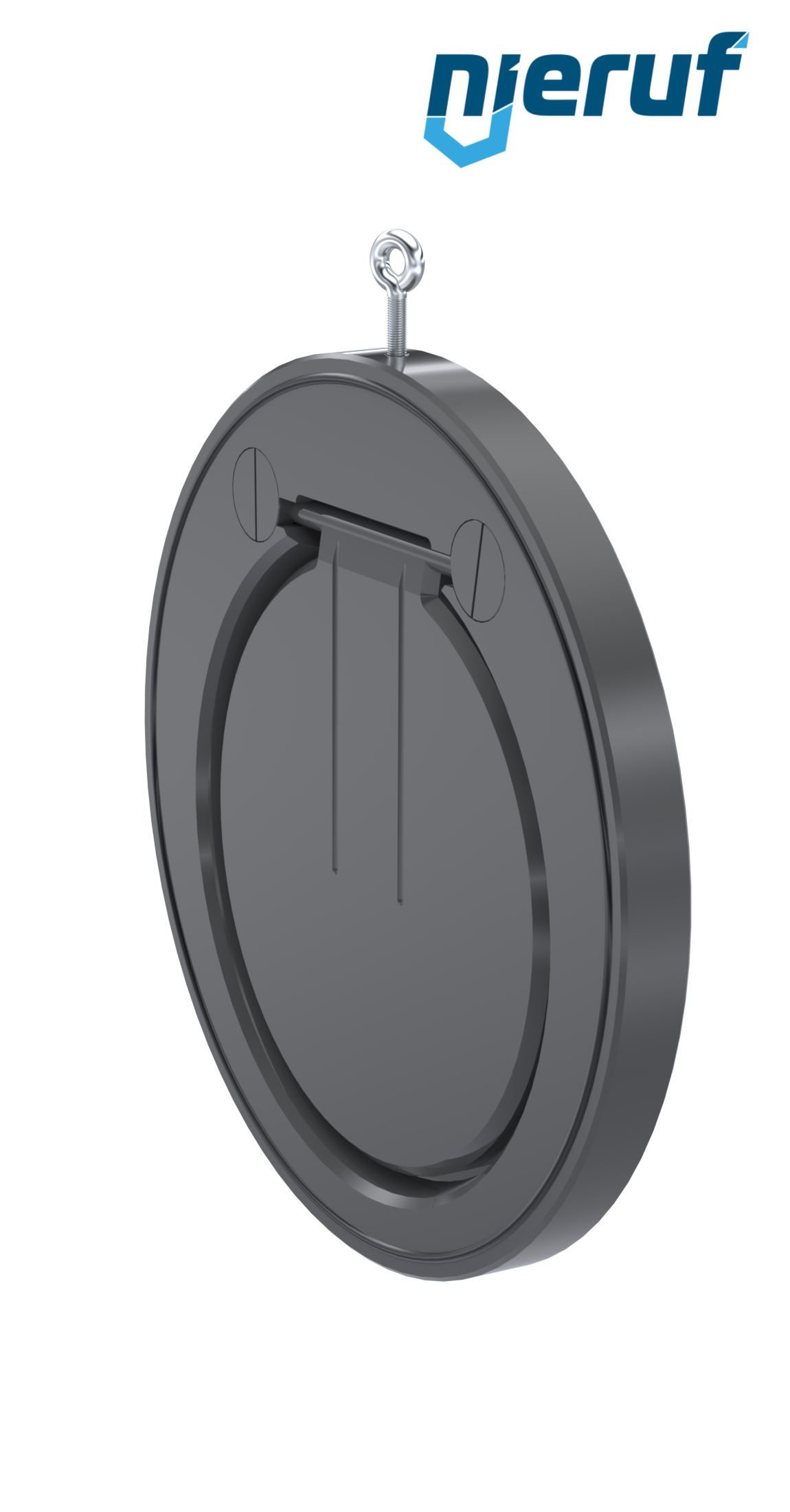Klapa zwrotna międzykołnierzowa DN300 ZR05 Plastik PVC-U NBR
