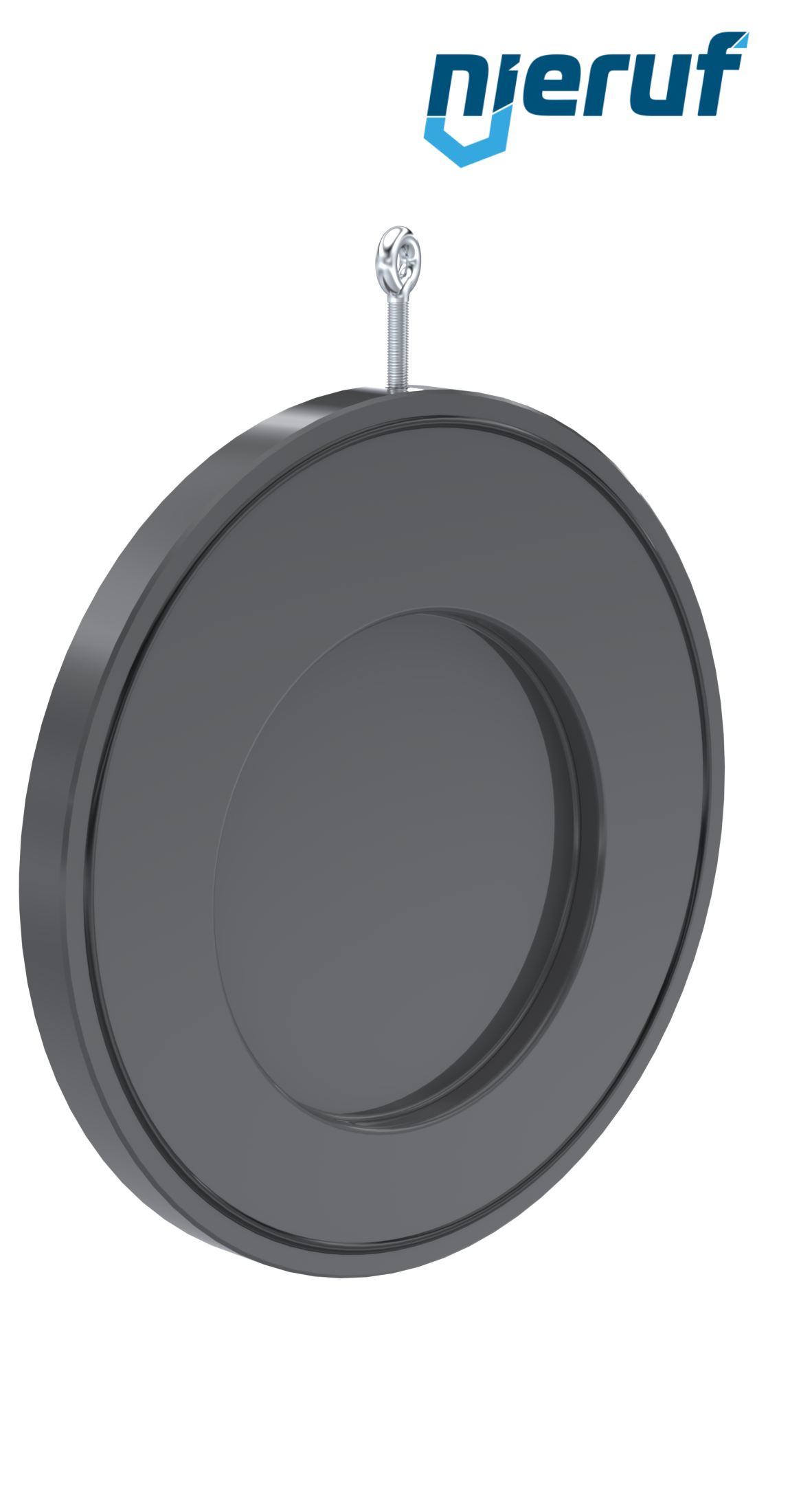 Klapa zwrotna międzykołnierzowa DN250 ZR05 Plastik PVC-U EPDM
