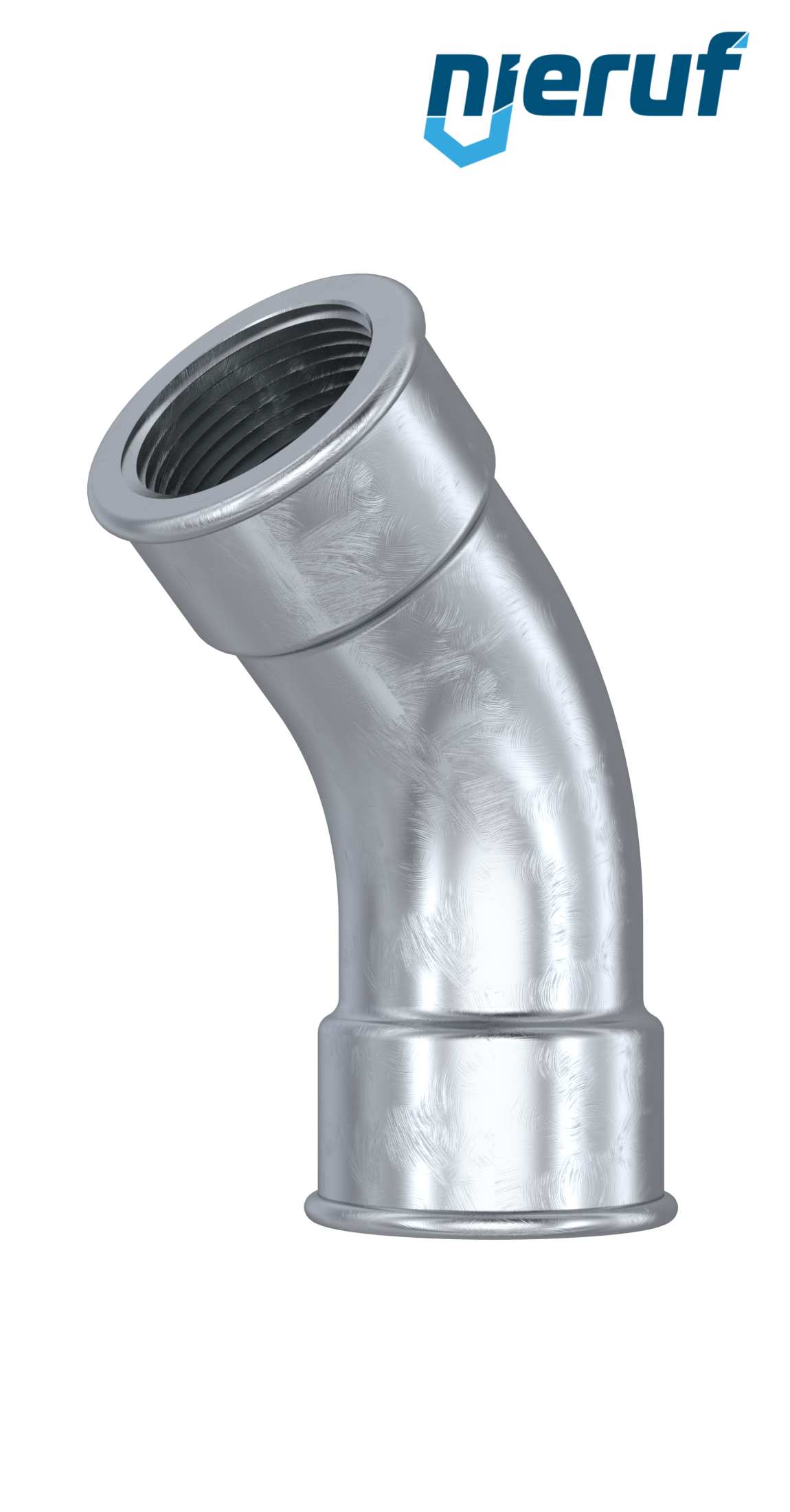 Złączka z żeliwa ciągliwego Łuk nr. 41, DN40 - 1 1/2" cala ocynkowane