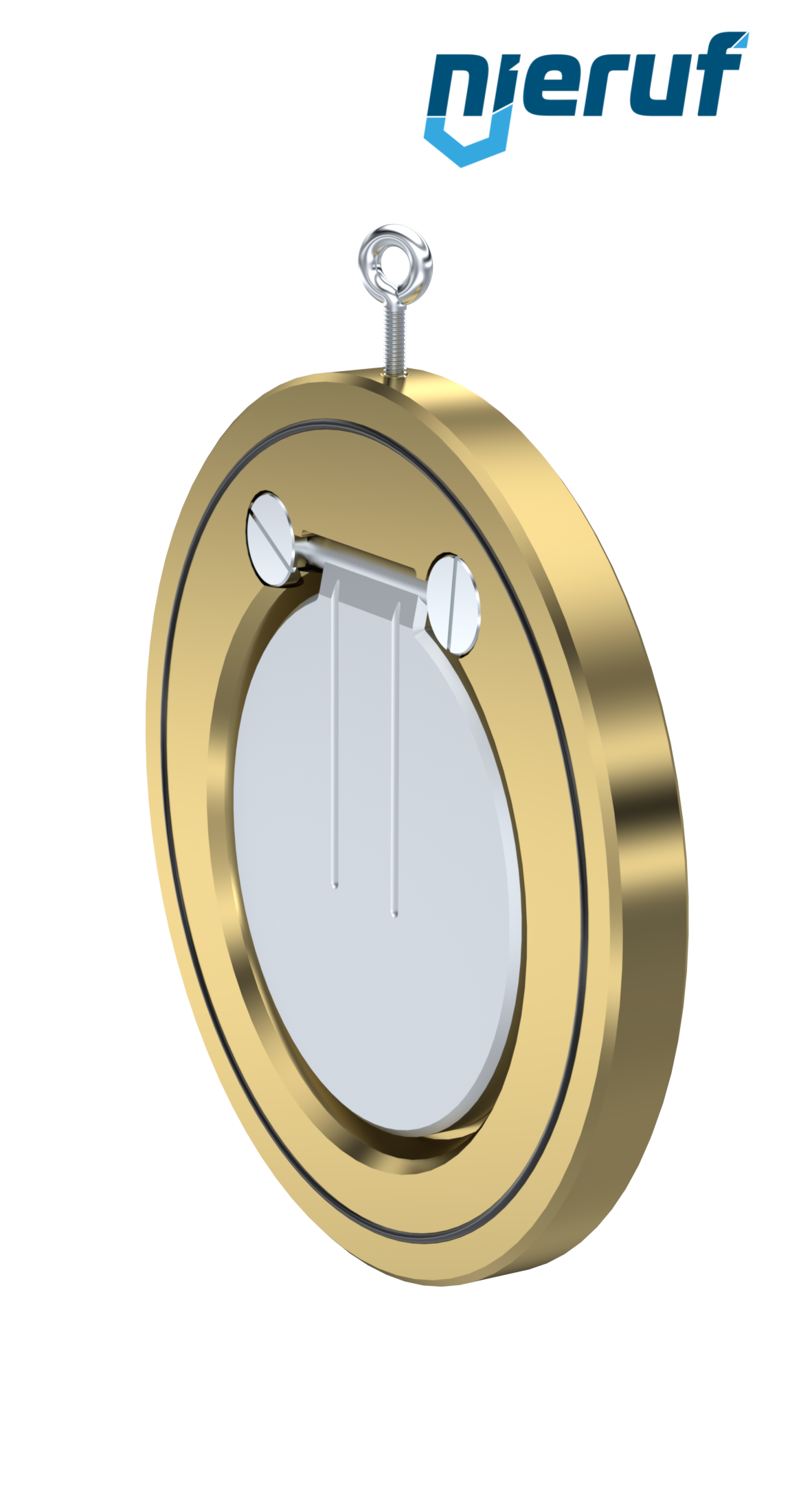 Klapa zwrotna międzykołnierzowa DN150 ZR09 Brąz aluminiowy 2.0975 NBR