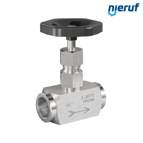 Wysokociśnieniowy zawór iglicowy 1" cal NV01 Stal nierdzewna Wysokociśnieniowy zawór iglicowy 1" cal NV01 Stal nierdzewna