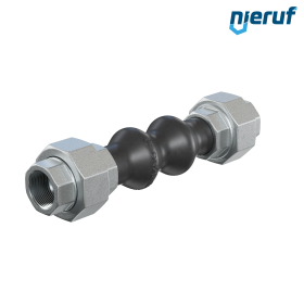 Kompensator G 3/4" cala typ KP02 stal ocynkowana EPDM