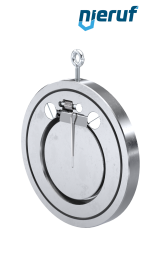 Klapa zwrotna międzykołnierzowa ze sprężyną DN100 ZR04 Stal nierdzewna 1.4408 EPDM