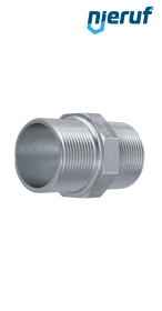 Złączka z żeliwa ciągliwego Nypel nr. 280, DN25 - 1" cal ocynkowane