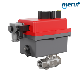 Elektryczny zawór kulowy DN15 - 1/2" cala stal nierdzewna 100-240V EK02