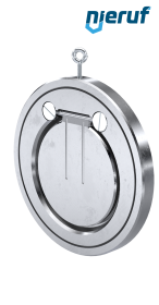 Klapa zwrotna DN150 ZR02 Stal nierdzewna 1.4408 EPDM