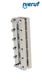 Wziernik do zbiornika L=170mm BS03 Stal nierdzewna 1.4571 Szkło borokrzemowe, refleksyjne 16bar