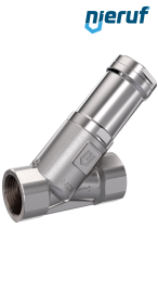 Zawór przelewowy 3/8" cala GW UV16 Stal nierdzewna 12,0 - 20,0 bar PTFE