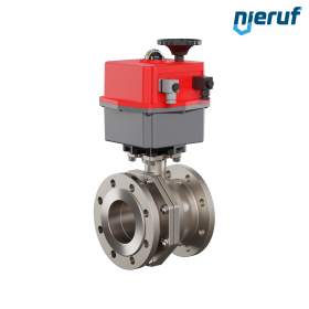 Elektryczny zawór kulowy kołnierzowy DN100 - 4" cale EK05 stal nierdzewna 240V