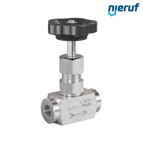 Wysokociśnieniowy zawór iglicowy 1/4" cala NV01 Stal nierdzewna Wysokociśnieniowy zawór iglicowy 1/4" cala NV01 Stal nierdzewna