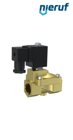 Zawór elektromagnetyczny G 1/2" cala mosiądz MV05 NBR 230V 50Hz