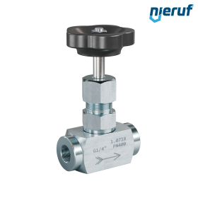 Zawór iglicowy 1/4" cala NV01 Stal (ocynkowana na niebiesko) Zawór iglicowy 1/4" cala NV01 Stal (ocynkowana na niebiesko)