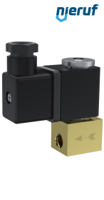 Zawór elektromagnetyczny DN2,0 G 1/8"cala mosiądz MV09 FKM 24V DC