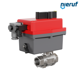 Elektryczny zawór kulowy DN20 - 3/4" cala stal nierdzewna 24V EK02