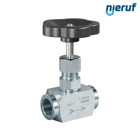 Zawór iglicowy 1/2" cala NV01 Stal (ocynkowana na niebiesko) Zawór iglicowy 1/2" cala NV01 Stal (ocynkowana na niebiesko)